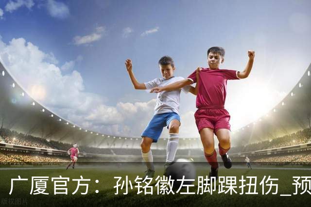 广厦官方：孙铭徽左脚踝扭伤 预计缺阵4-6周