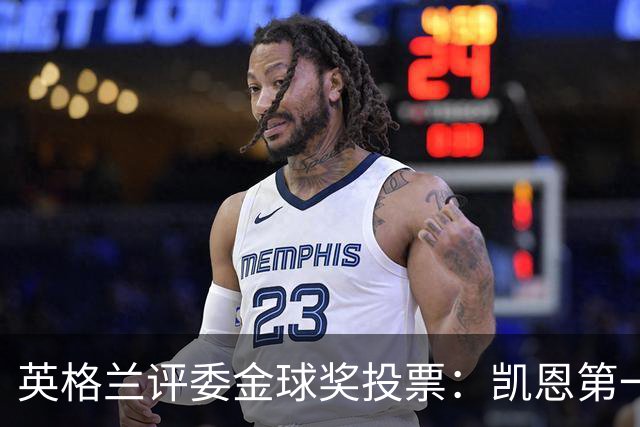 英格兰评委金球奖投票：凯恩第一，罗德里第二，梅西第九